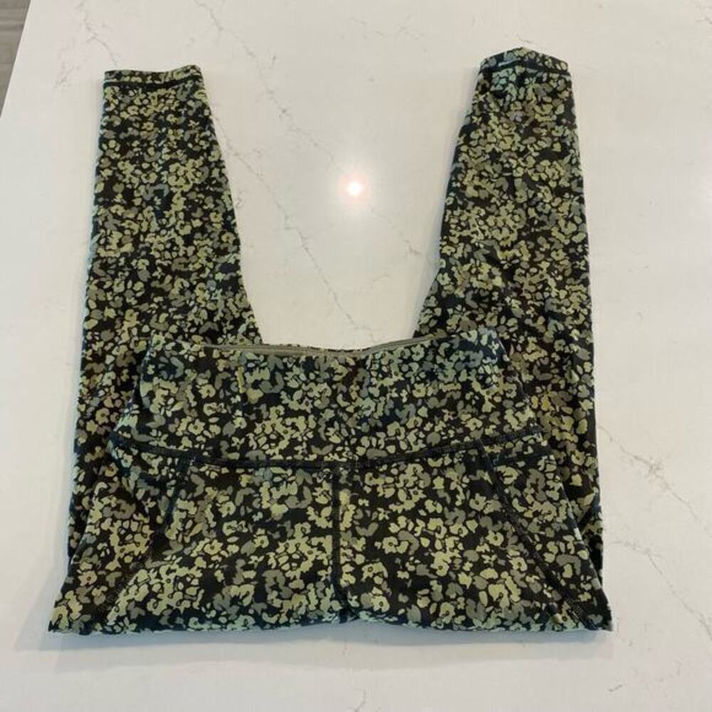 Sweaty Betty‎ Power 7/8 Length Leggings Green Floral Size XS